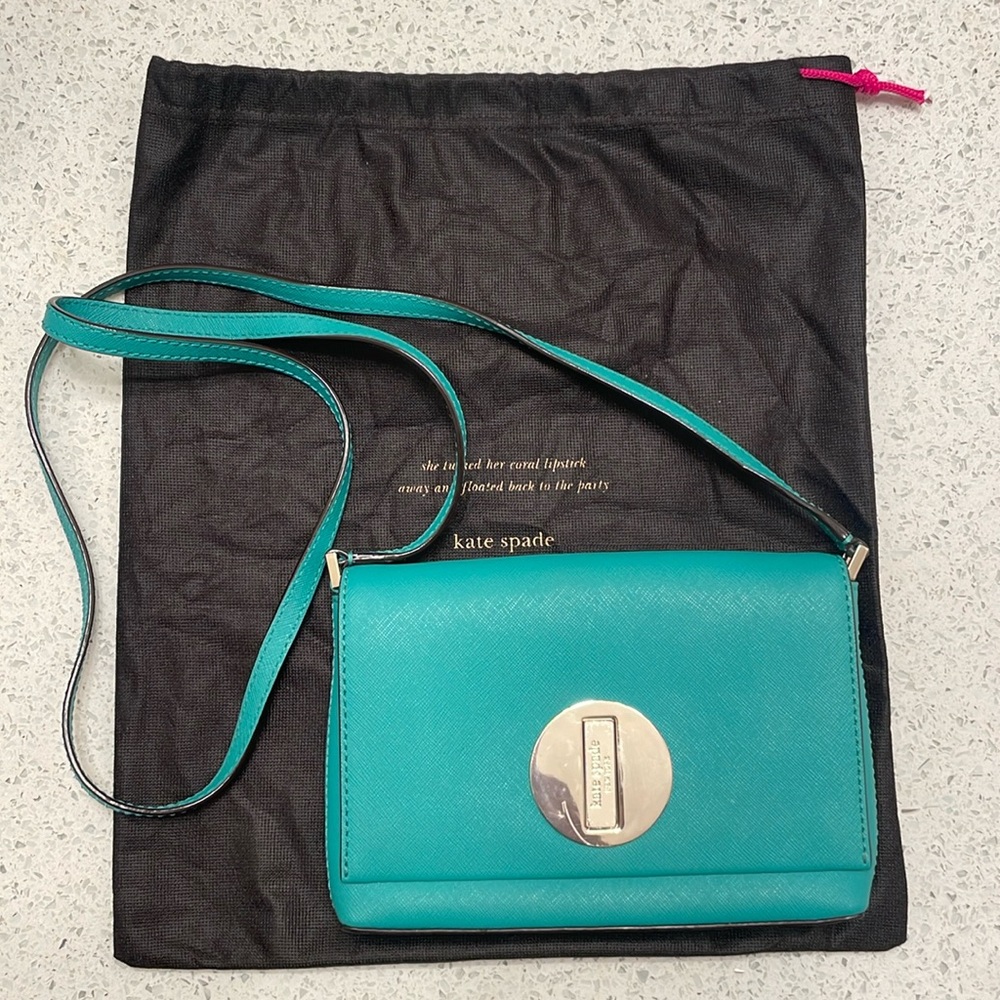Kate Spade teal crossbody